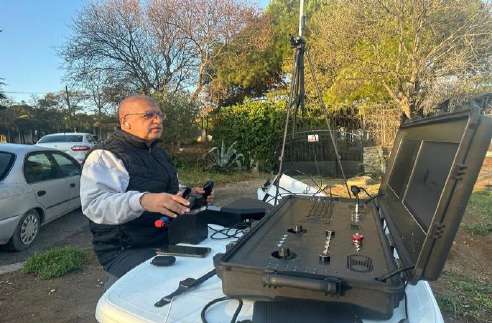 Edip Durdağ with field research equipment