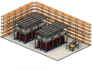 Storage unit original illustration